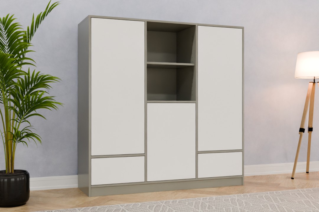 Highboard Grau "Romeo"